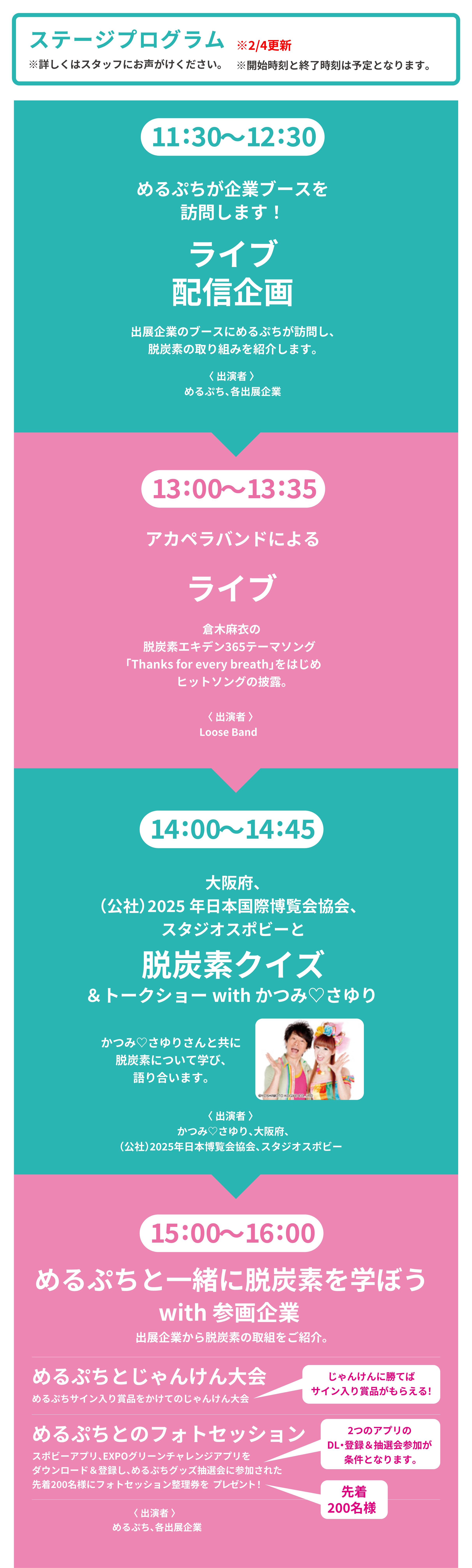 スケジュール